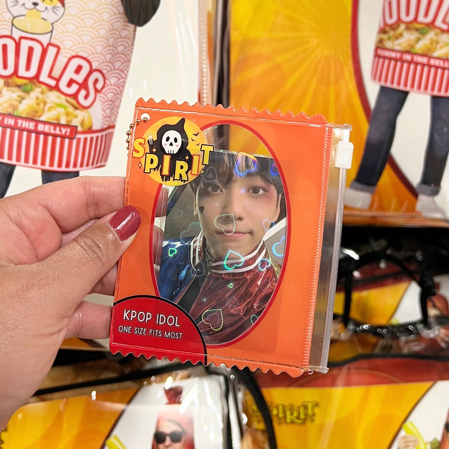 KPop Idol Spirit Halloween PVC Zipped Pouch- Photocard Holder