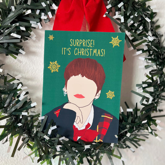 Lee Know "Surprise! It's Christmas!" Holiday Card