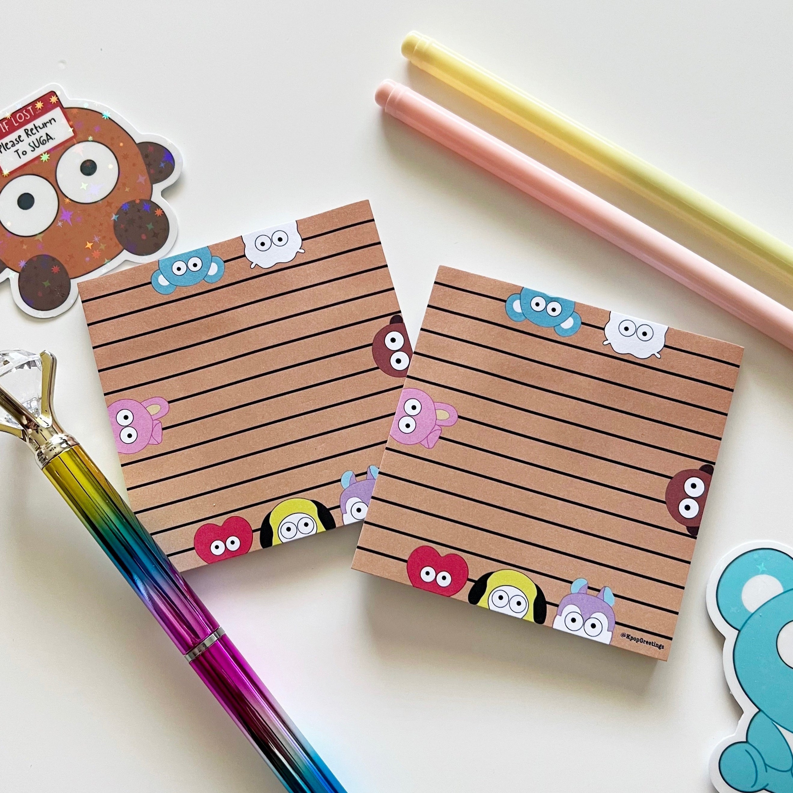 Notepads and Sticky Notes – KPopGreetings