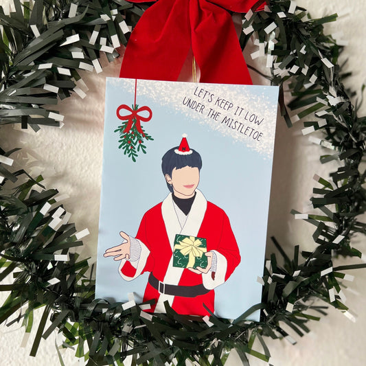 RM "Let's Keep It Low Under The Mistletoe" Holiday Card