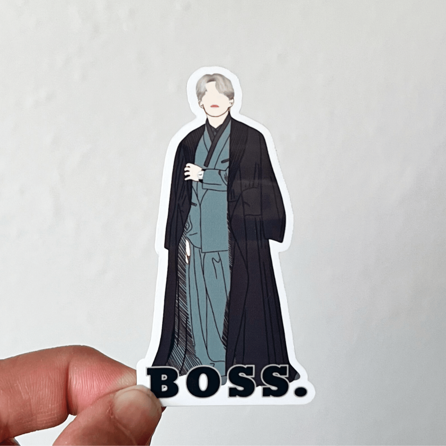 S.Coups "BOSS" Met Gala Vinyl Sticker