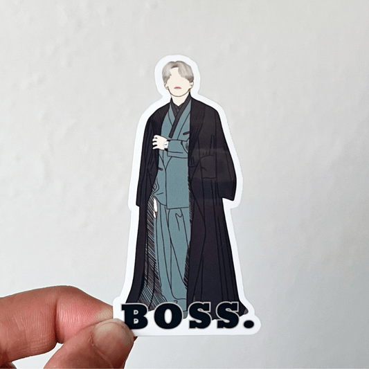 S.Coups "BOSS" Met Gala Vinyl Sticker