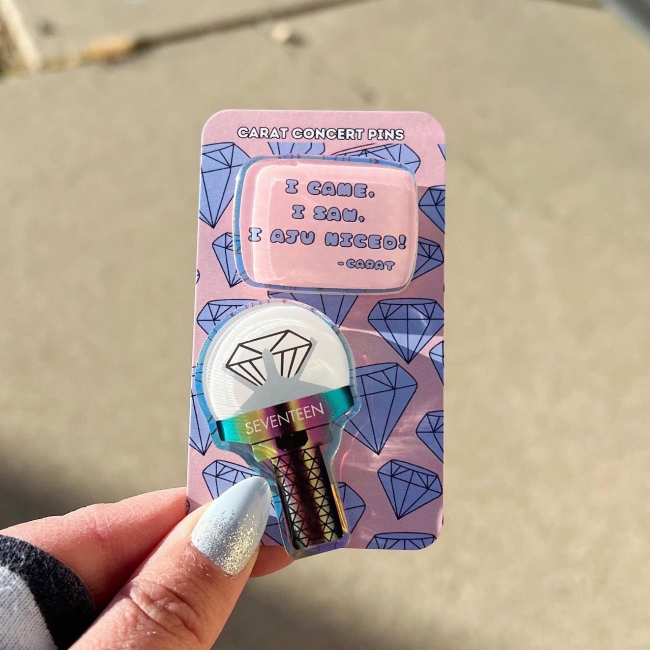 Seventeen Acrylic Concert Pin Set