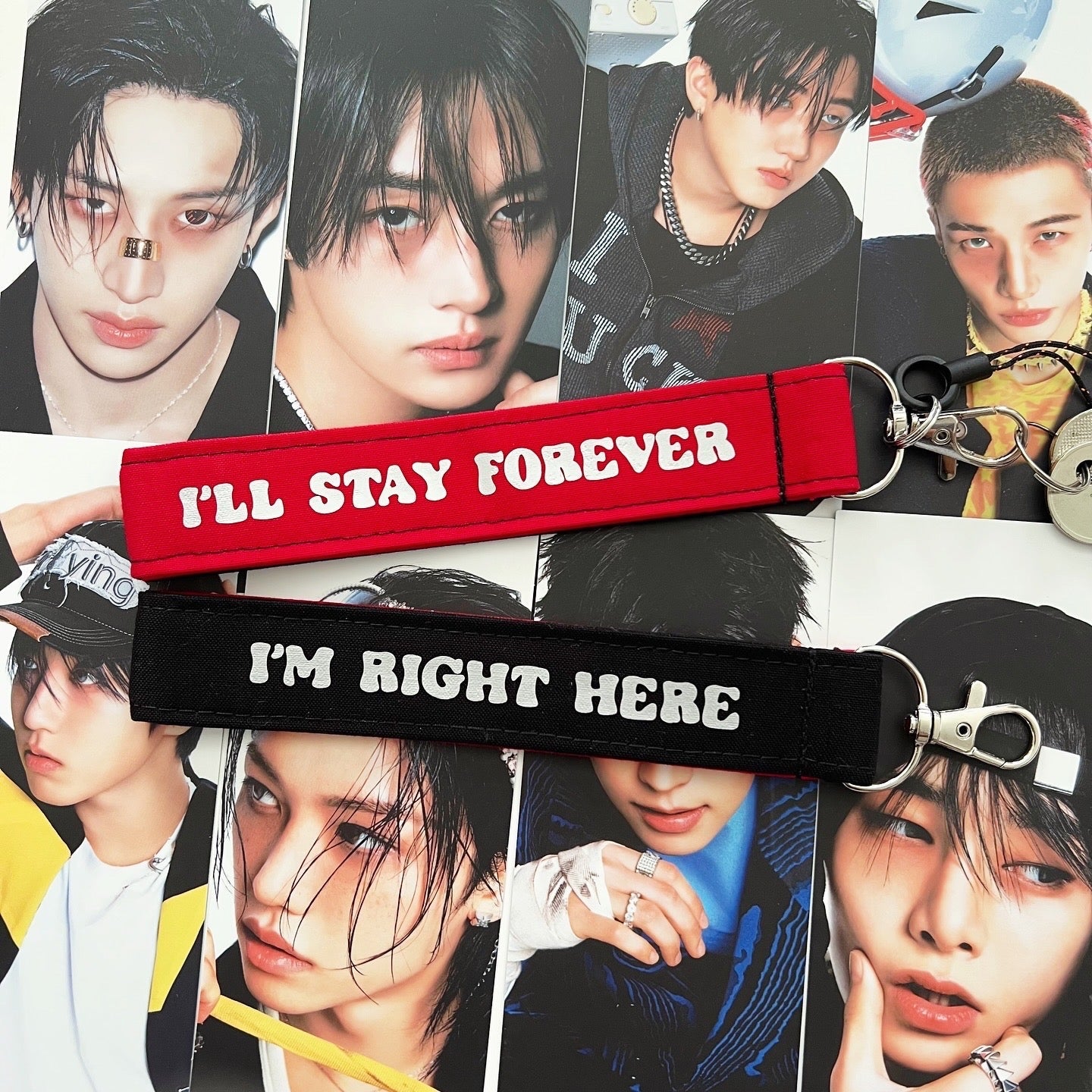 SKZ 0801 Handmade Lanyard Keychain + Lightstick Strap