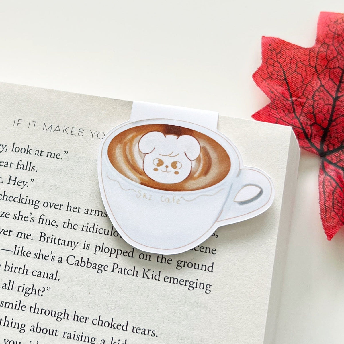 SKZOO Latte Art & Americano Magnetic Bookmarks