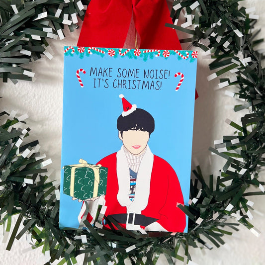 SUGA "Make Some Noise! It's Christmas!" Holiday Card