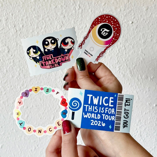 TWICE "This Is For" Tour Vinyl Stickers