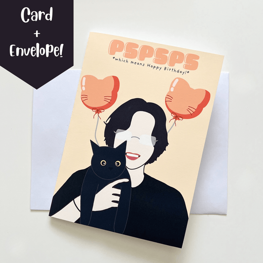 Yoongi & Tangie "PSPSPS *which means Happy Birthday!*" Birthday Card