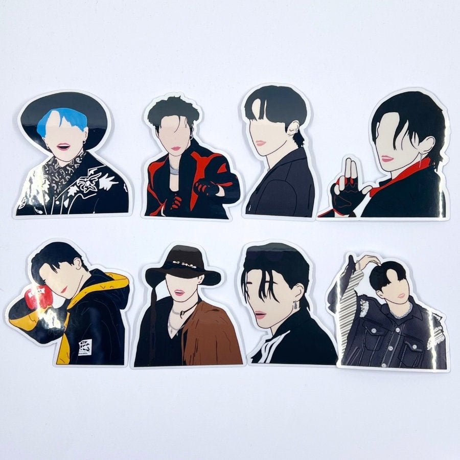 Ateez Bouncy Bias Vinyl Stickers