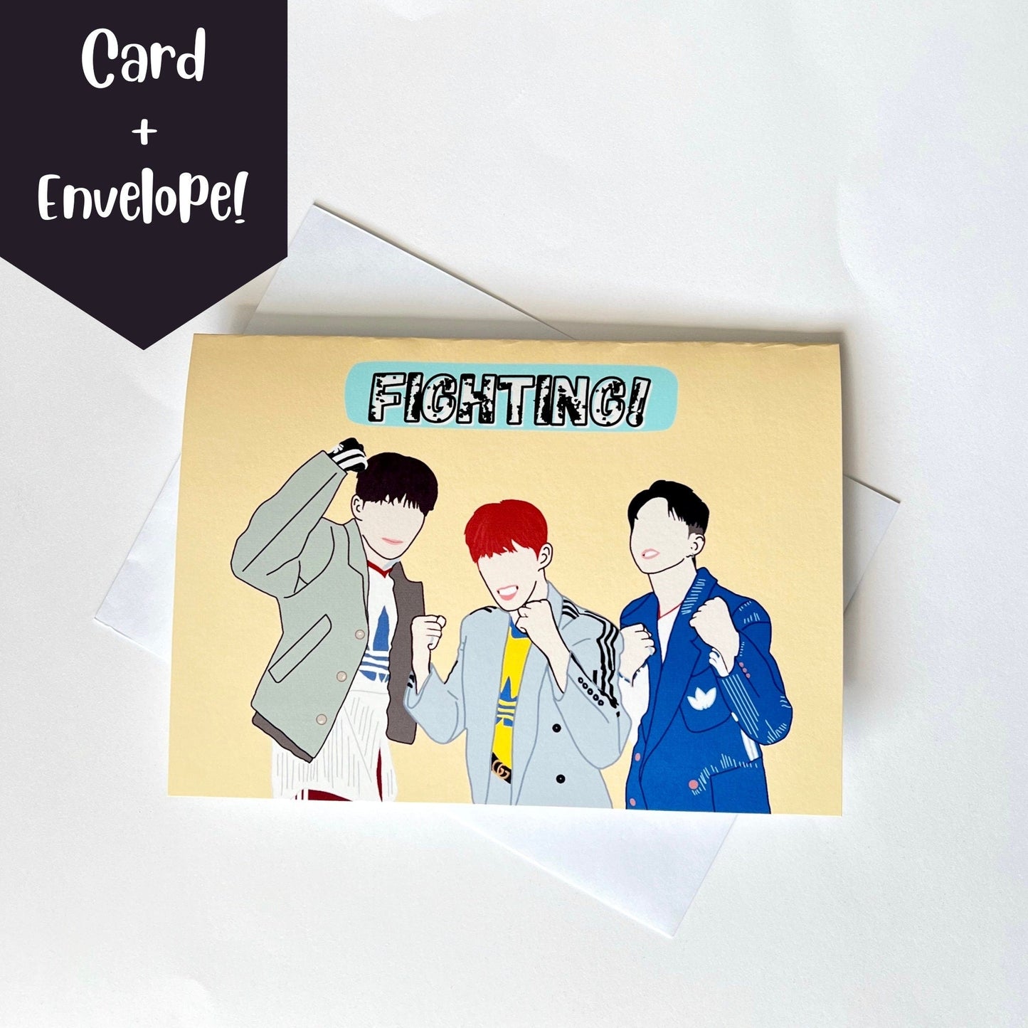 BSS Fighting Greeting Card