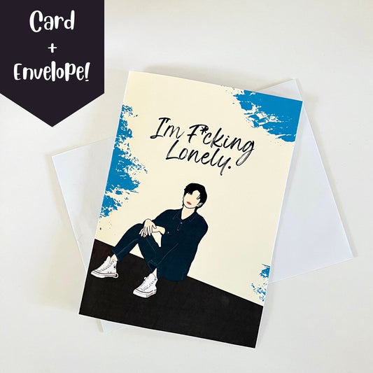 BTS RM Namjoon I'm F*cking Lonely Greeting Card