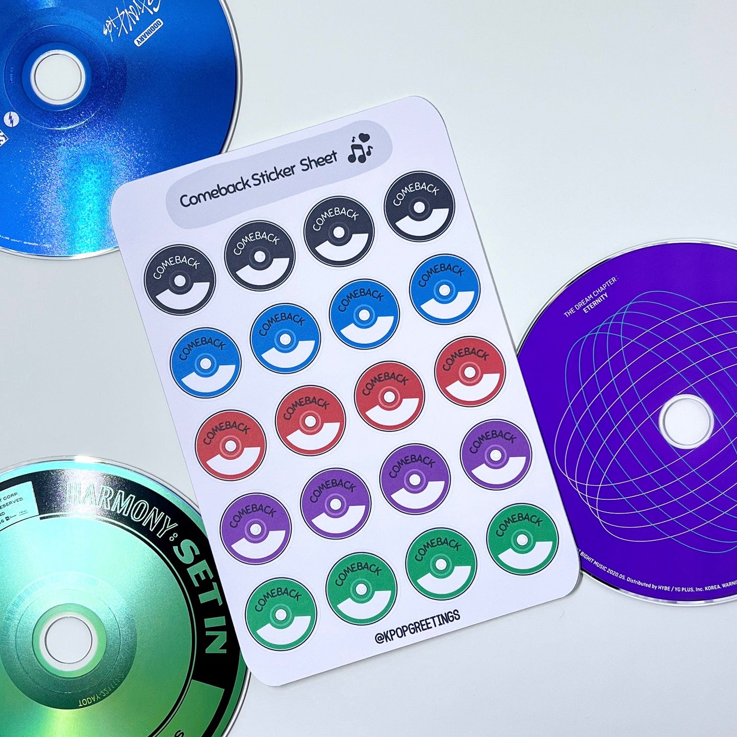 Comeback Matte Sticker Sheet