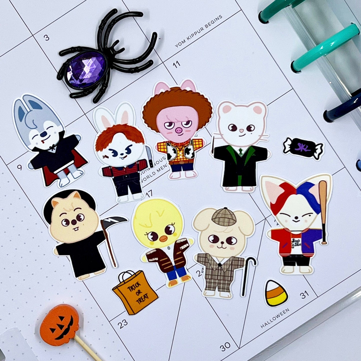 SKZOO Halloween Vinyl Sticker Pack