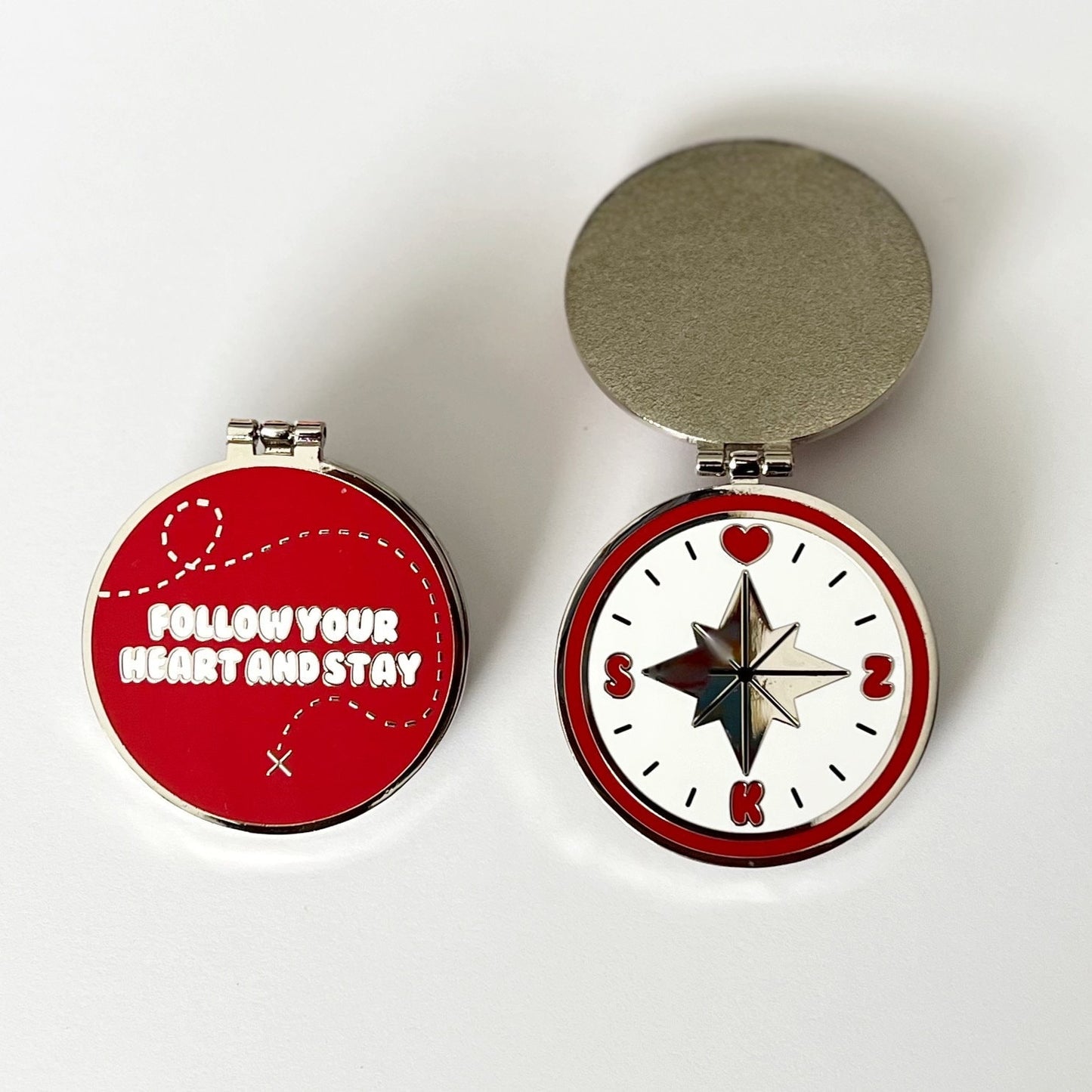 Stray Kids Compass Enamel Pin