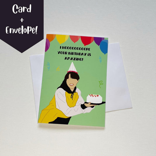 Jhope "I Hope Your Birthday is Amazing!" Birthday Card