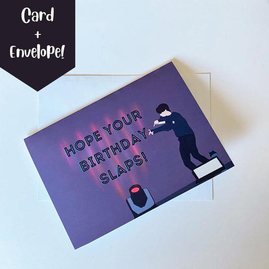 Jimin "Hope Your Birthday Slaps!" Birthday Card