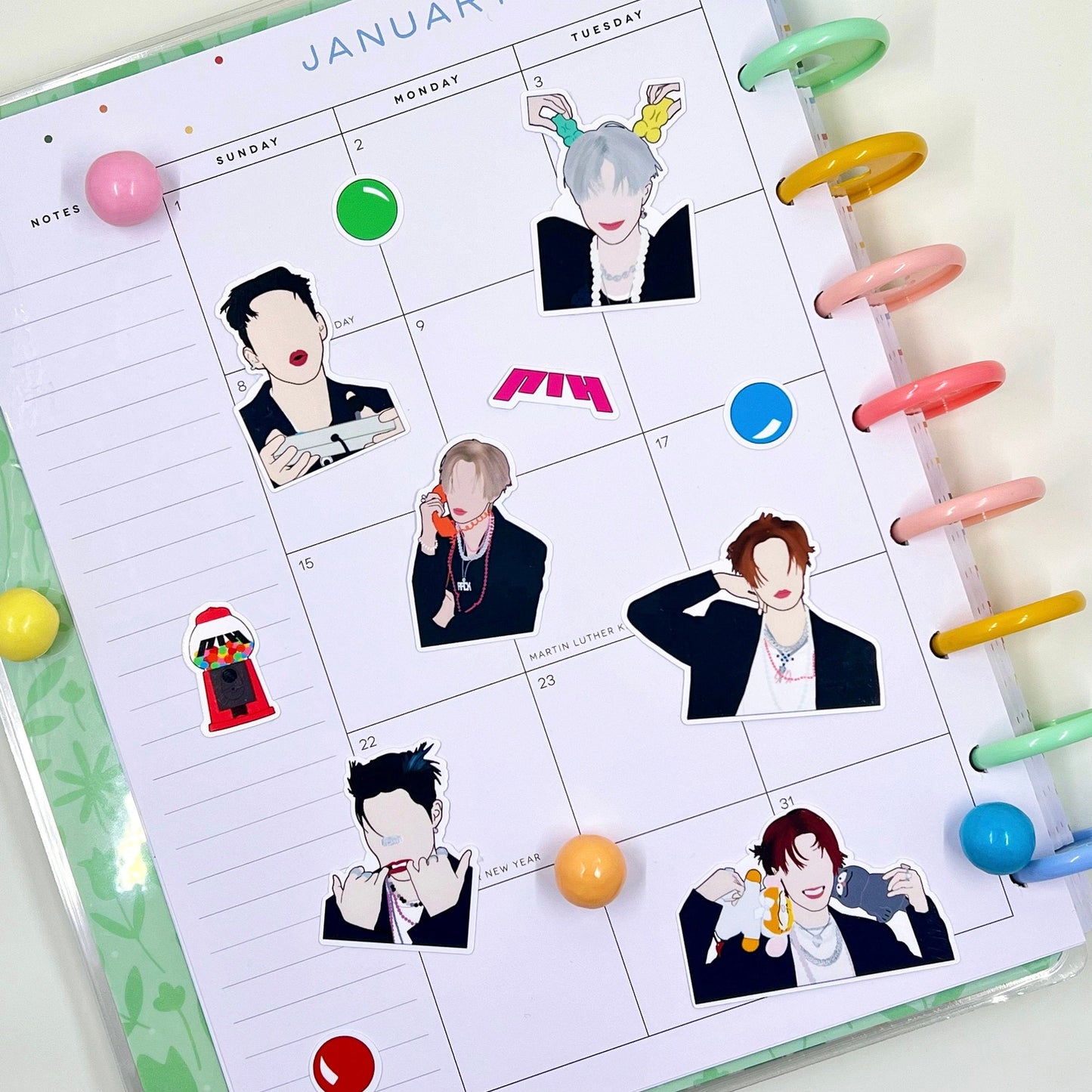 P1Harmony Harmony: Set In Glossy Vinyl Sticker Pack