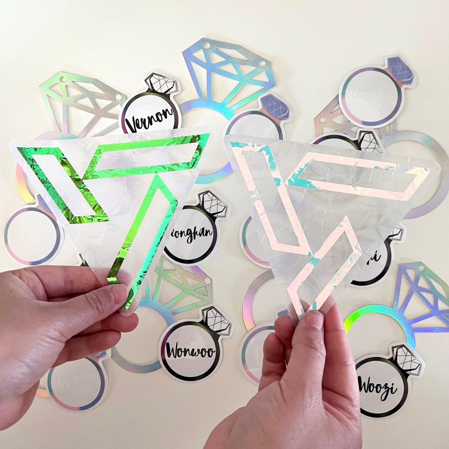 Seventeen Suncatcher Window Decals