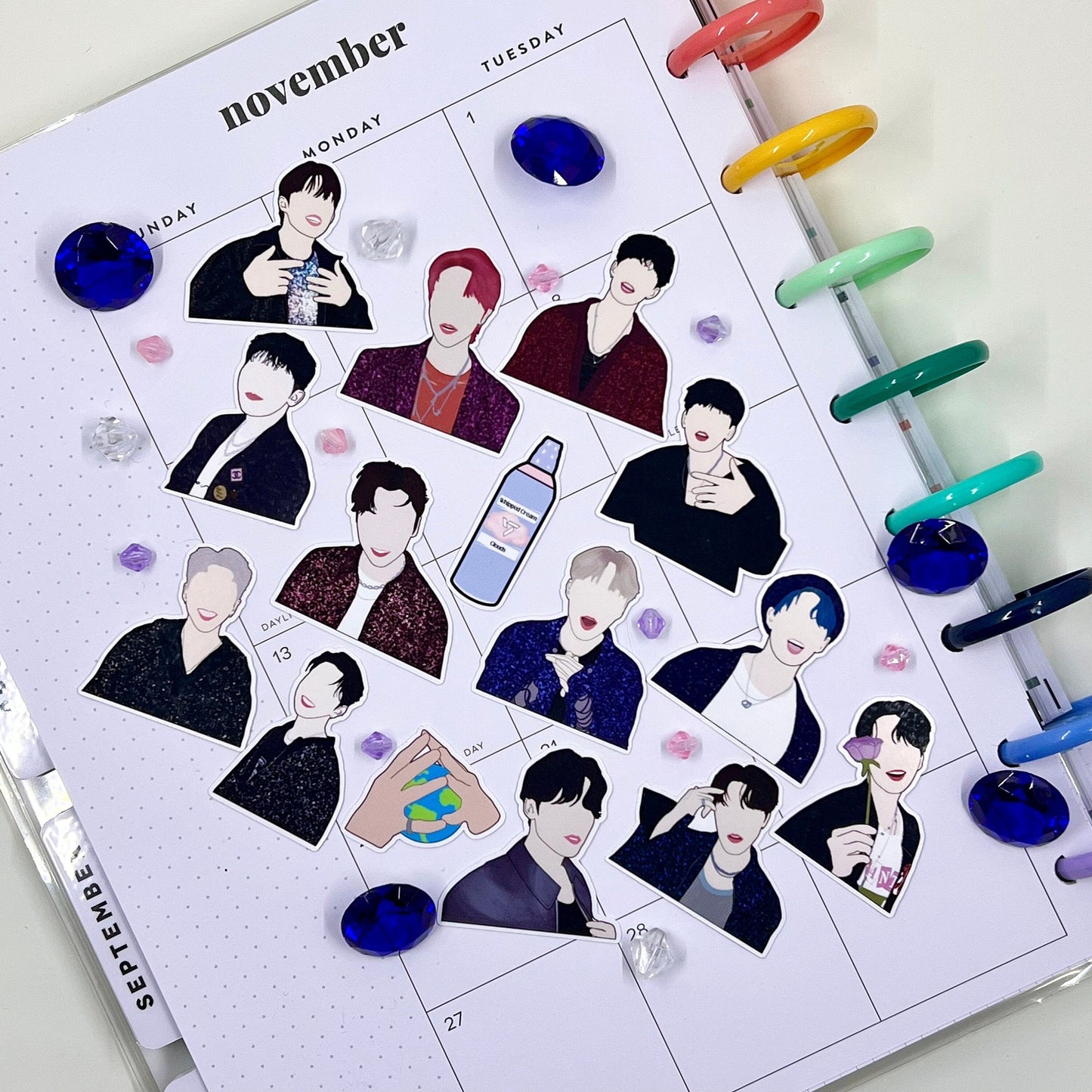 Seventeen World Vinyl Sticker Pack