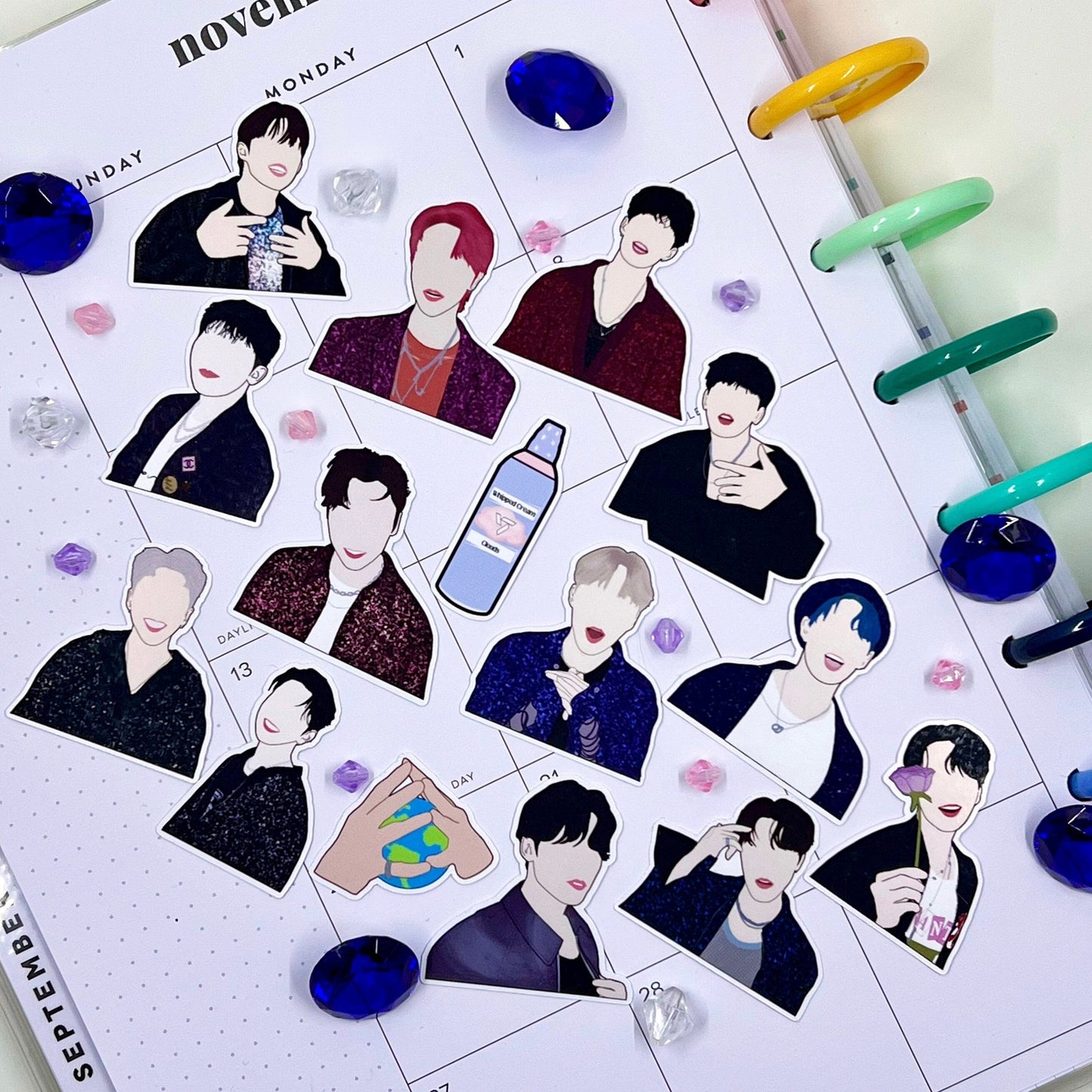 Seventeen World Vinyl Sticker Pack