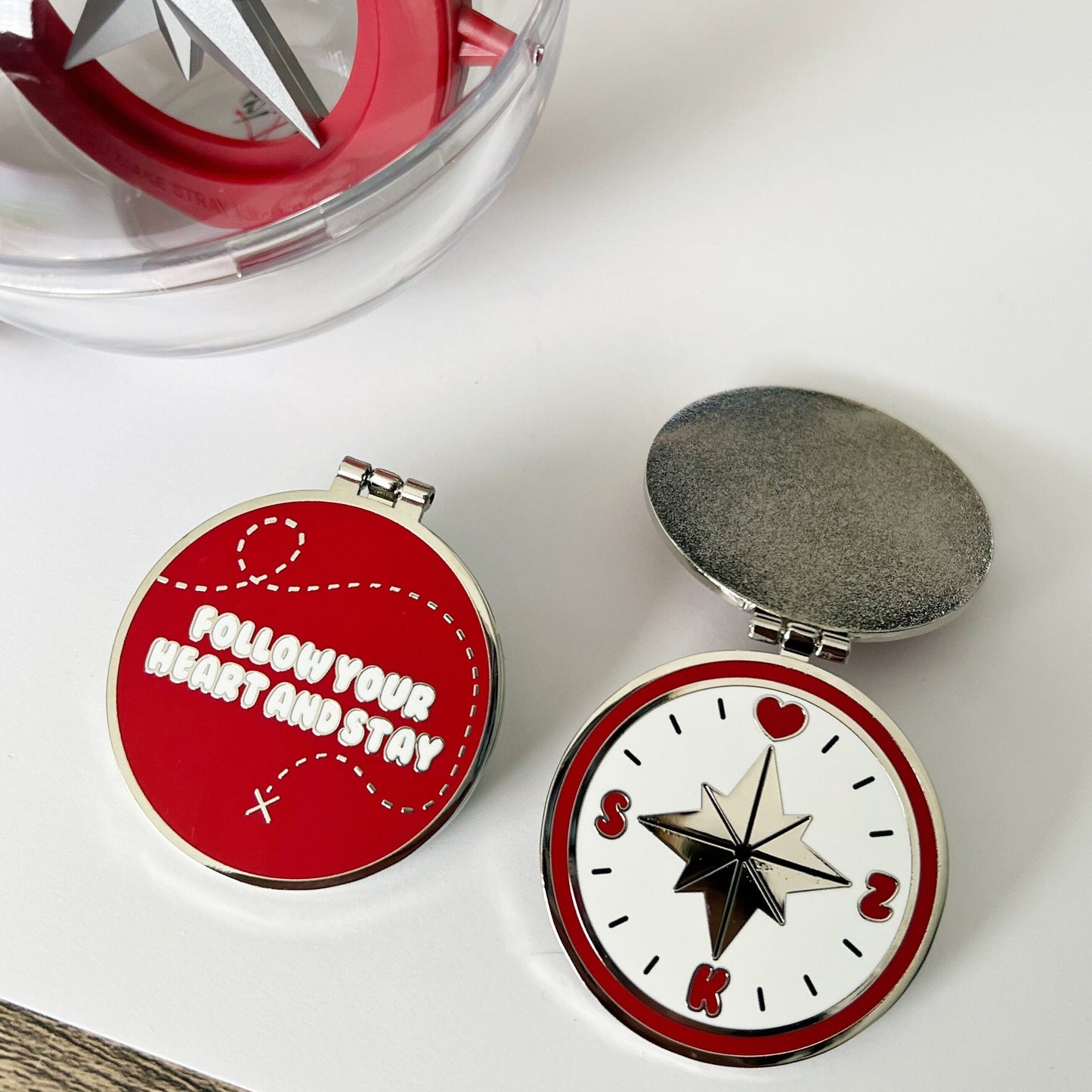 Stray Kids Compass Enamel Pin