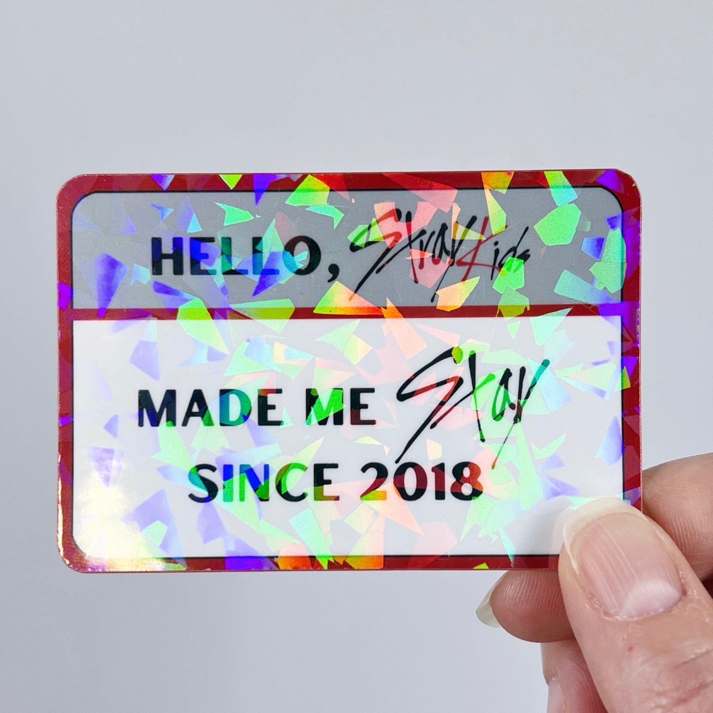Stray Kids "Stay Since" Glossy/Holographic Vinyl Stickers