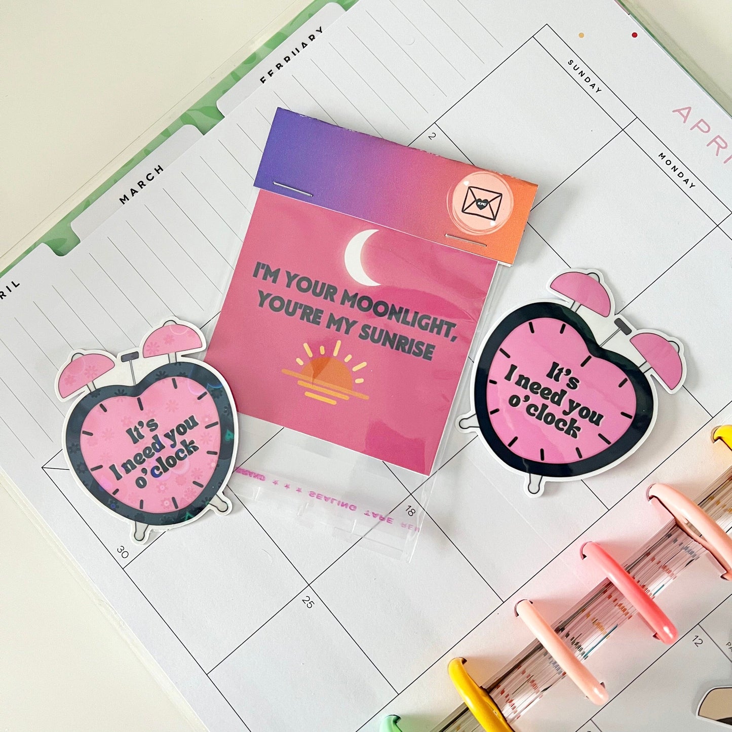 TWICE Moonlight Sunrise Vinyl Sticker Pack