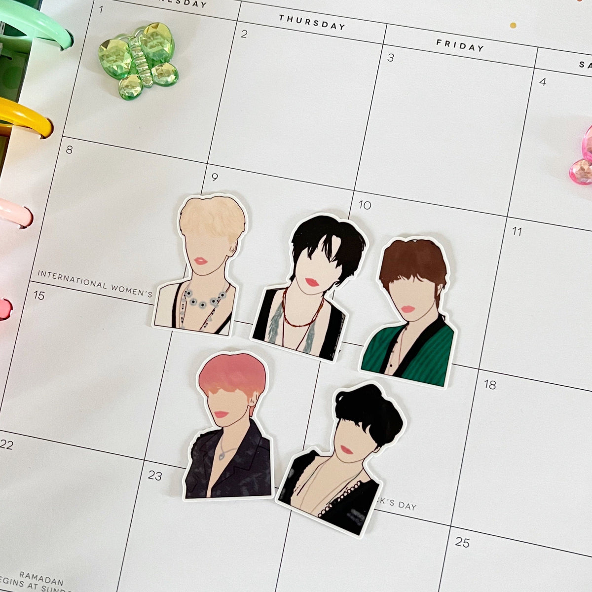 Txt Journal Sticker TXT Temptation Vinyl Sticker Pack – KPopGreetings